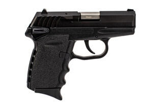 SCCY CPX-1 9mm sub-compact handgun in black with ambidextrous safeties.